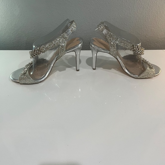 GIANNI BINI SZ 8.5 Silver and Gold with RHINE STONES - Picture 4 of 12
